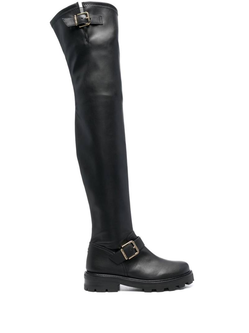 Jimmy Choo Biker ll knee-high boots - Black von Jimmy Choo