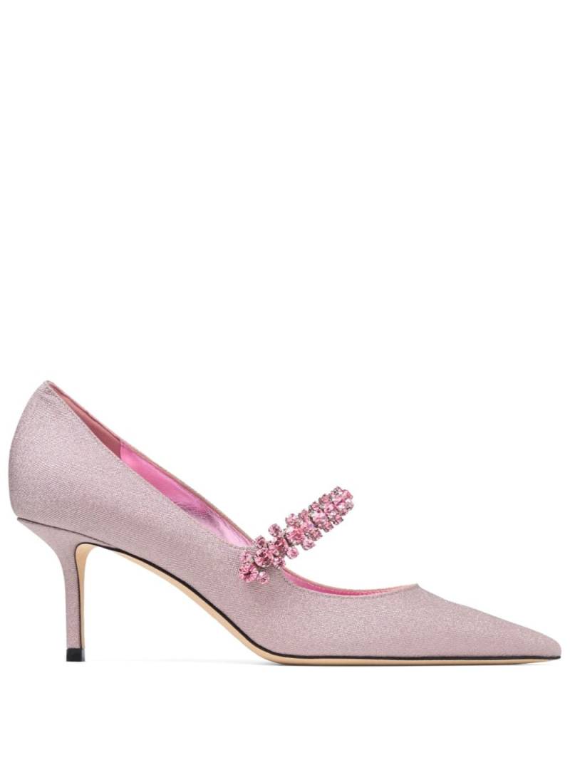 Jimmy Choo Bing 65mm glitter pumps - Pink von Jimmy Choo