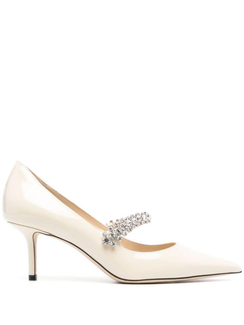 Jimmy Choo Bing 65mm patent leather pumps - Neutrals von Jimmy Choo