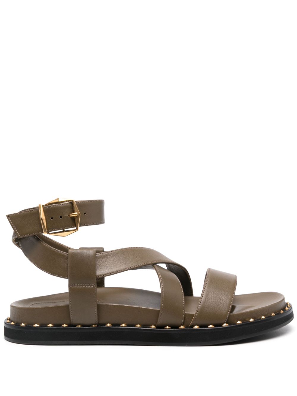 Jimmy Choo Blaise leather sandals - Green von Jimmy Choo