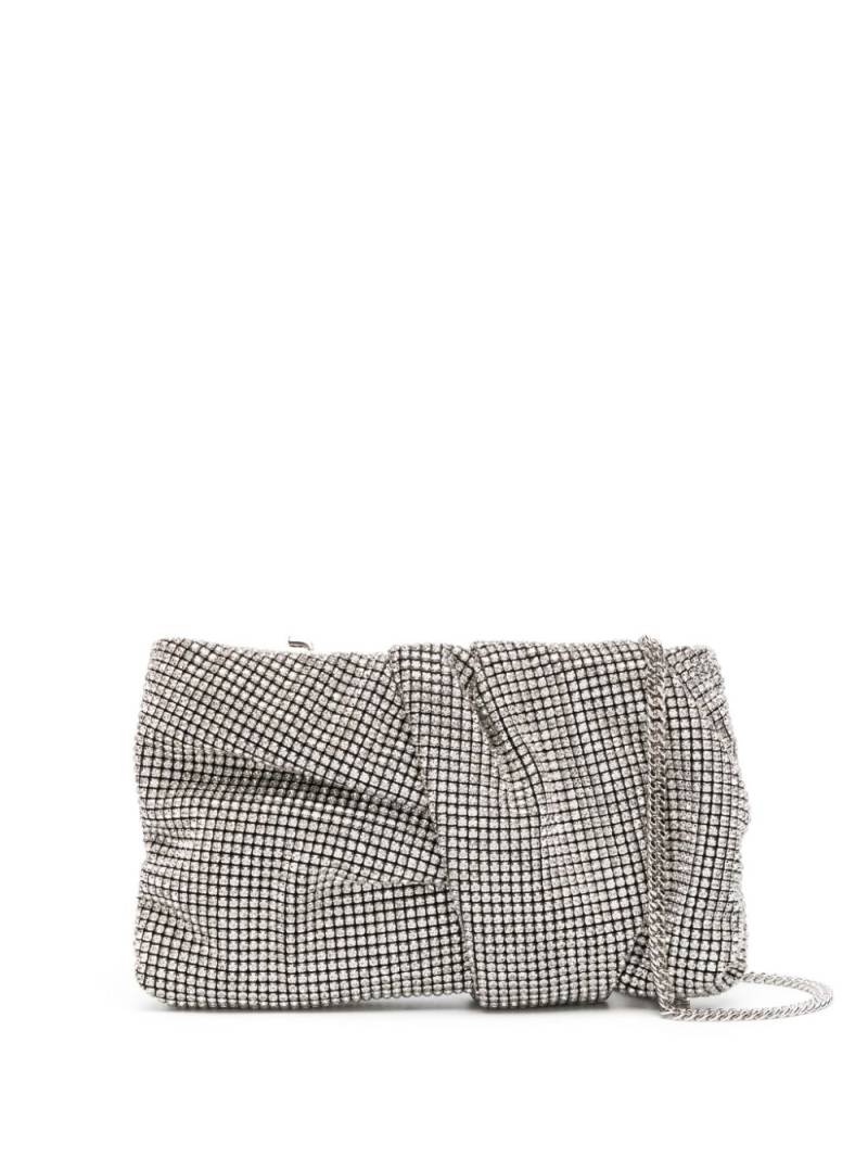 Jimmy Choo Bonny crystal-embellished clutch - Silver von Jimmy Choo