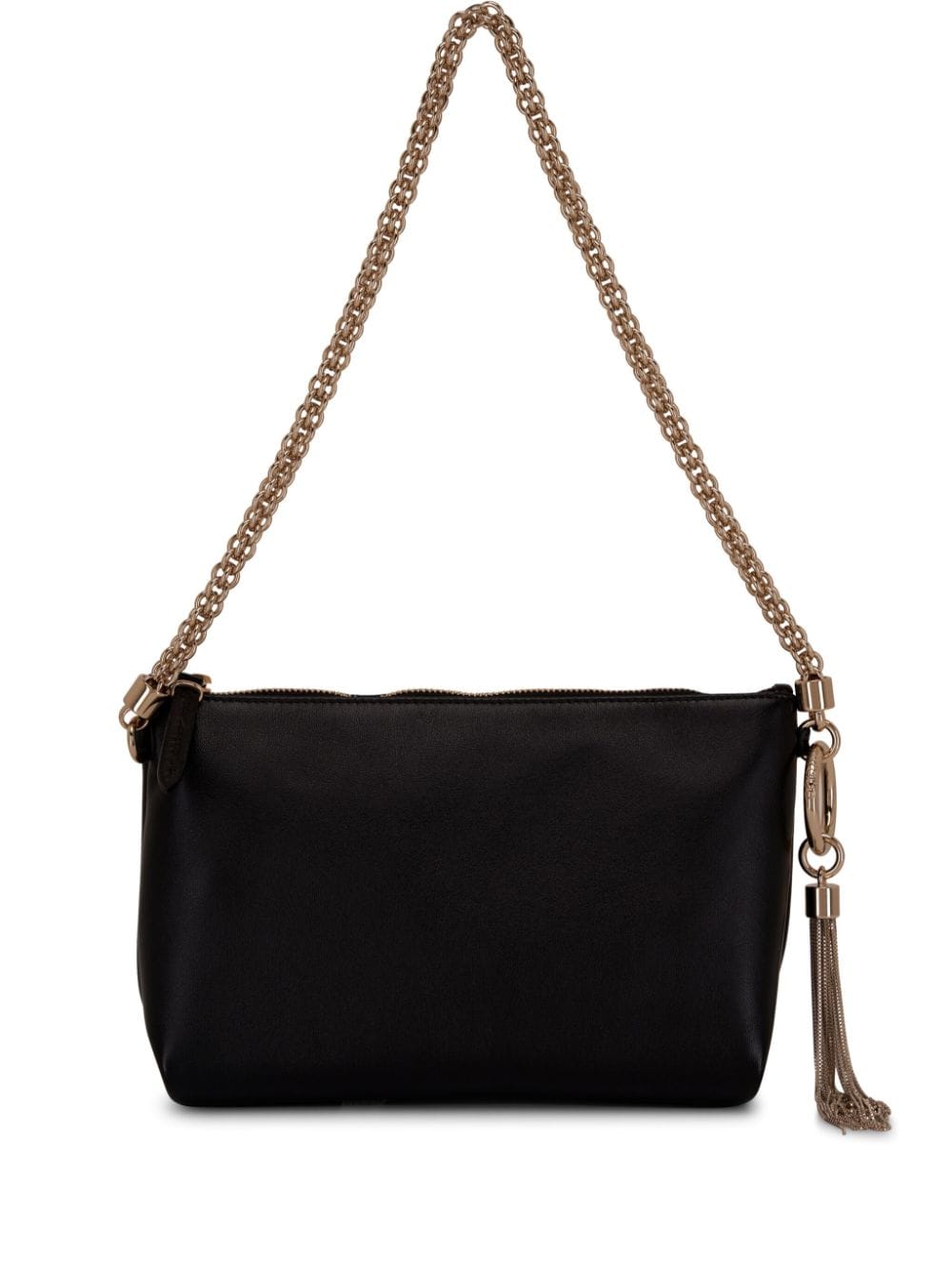 Jimmy Choo Callie leather shoulder bag - Black von Jimmy Choo