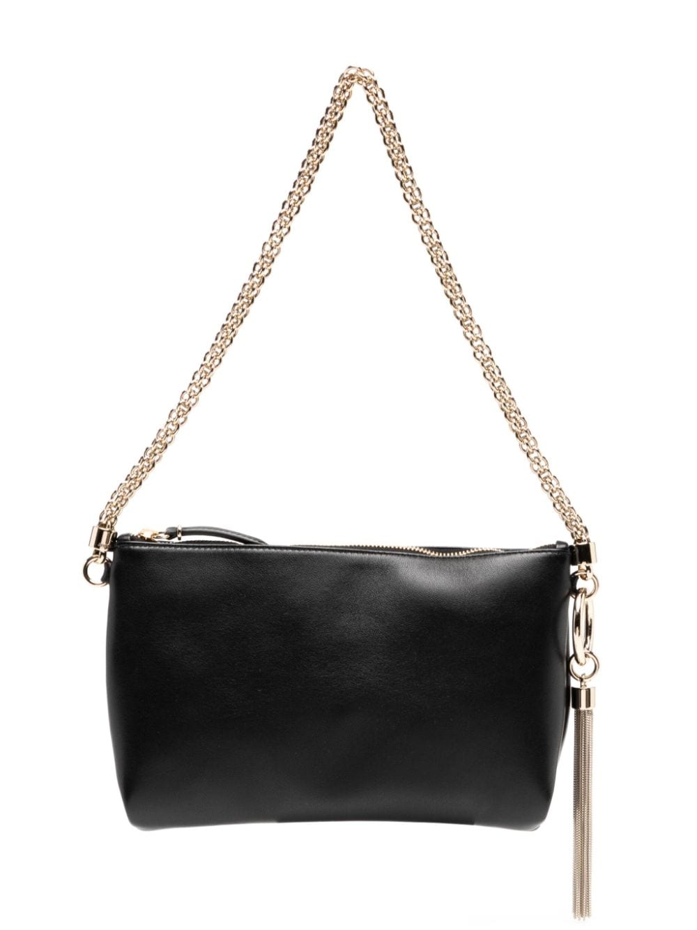 Jimmy Choo Callie leather shoulder bag - Black von Jimmy Choo