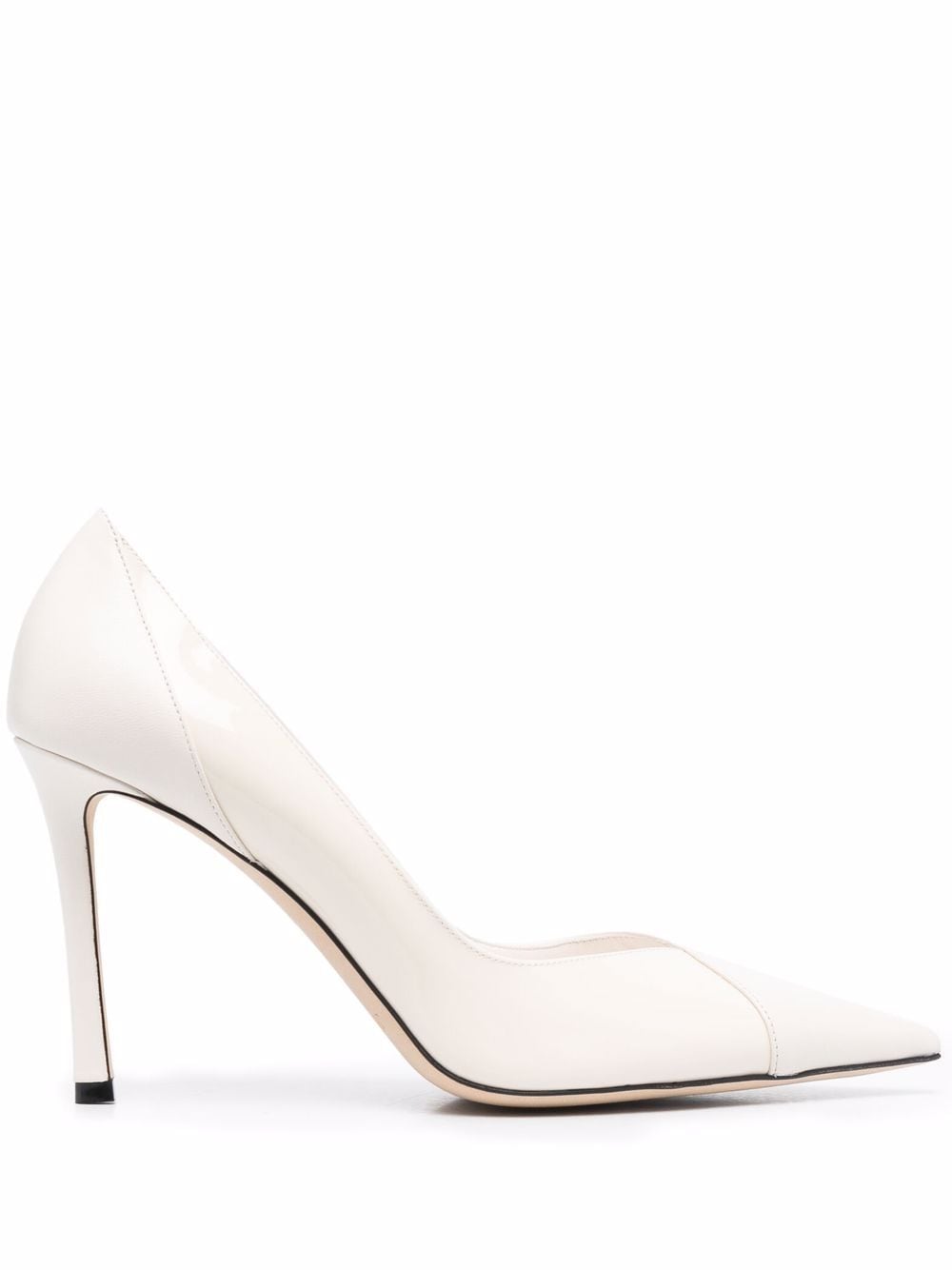 Jimmy Choo Cass leather pumps - White von Jimmy Choo