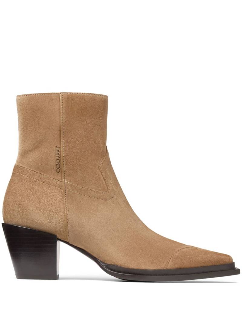 Jimmy Choo 60mm Cece boots - Neutrals von Jimmy Choo