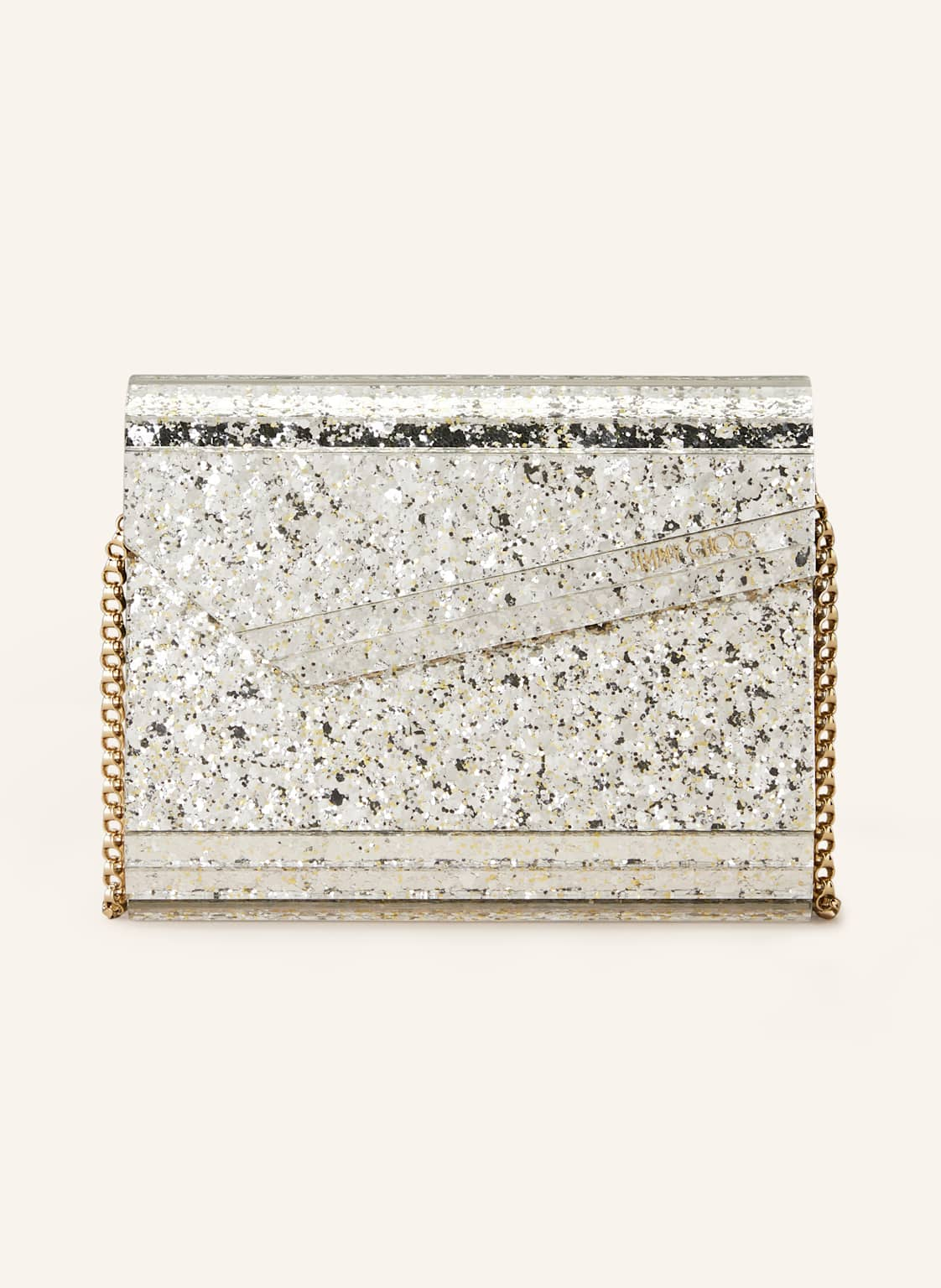 Jimmy Choo Clutch silber von Jimmy Choo