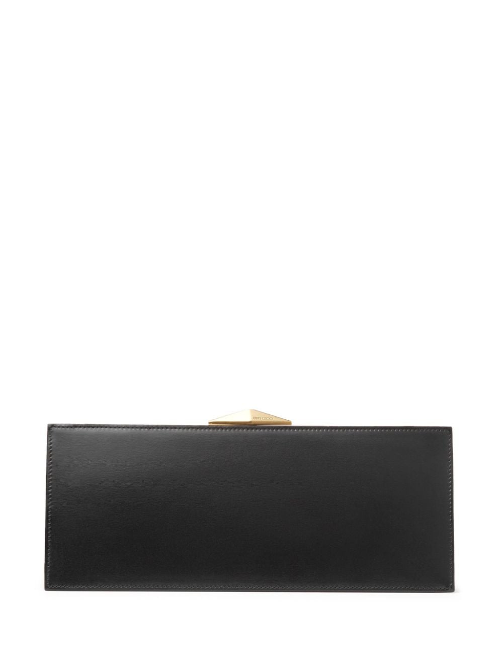 Jimmy Choo Diamond Cocktail leather clutch bag - Black von Jimmy Choo