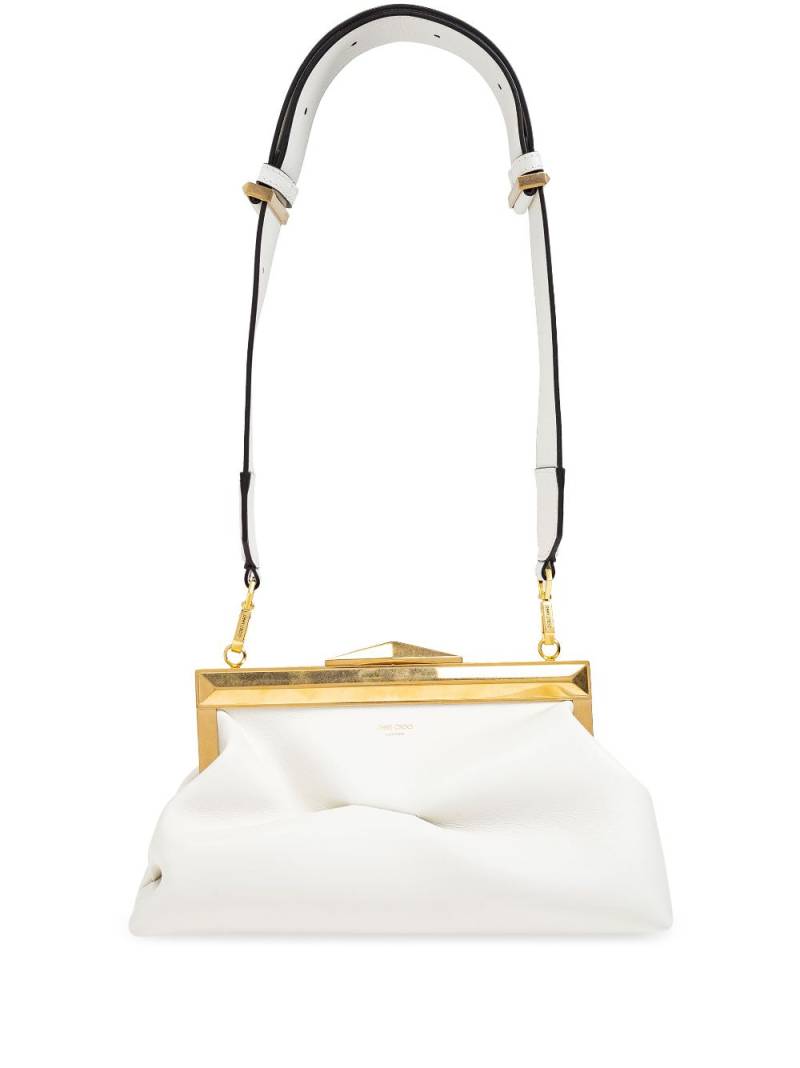 Jimmy Choo Diamond Frame Clutch bag - White von Jimmy Choo