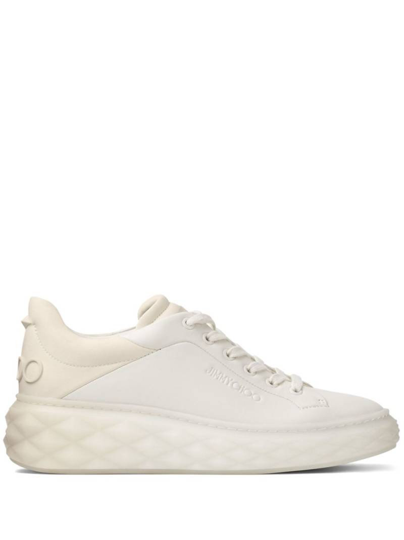 Jimmy Choo Diamond Maxi leather sneakers - Neutrals von Jimmy Choo