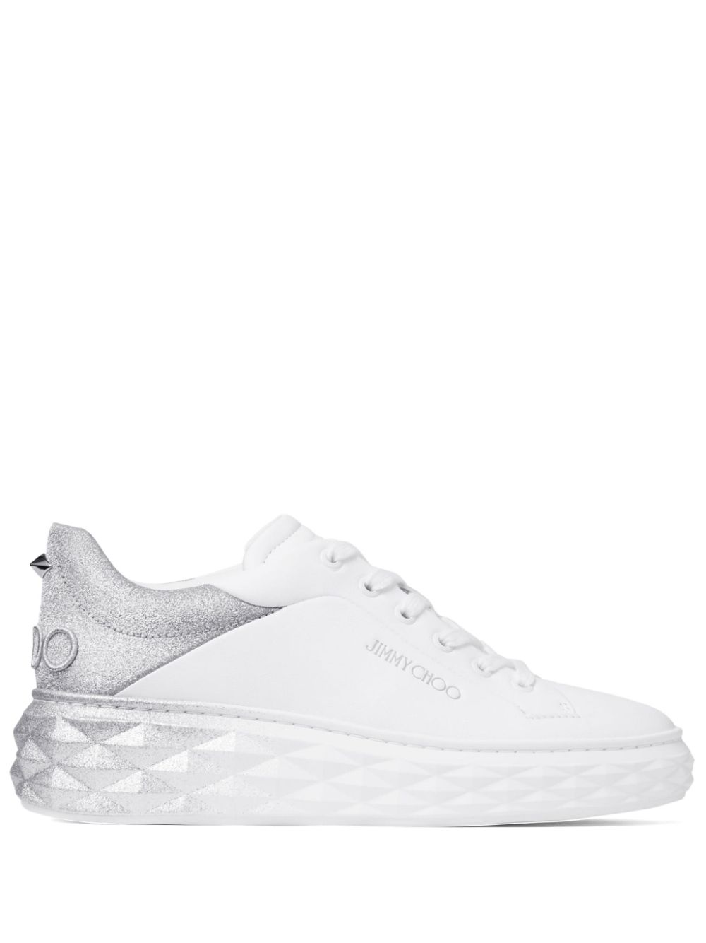 Jimmy Choo Diamond Maxi sneakers - White von Jimmy Choo