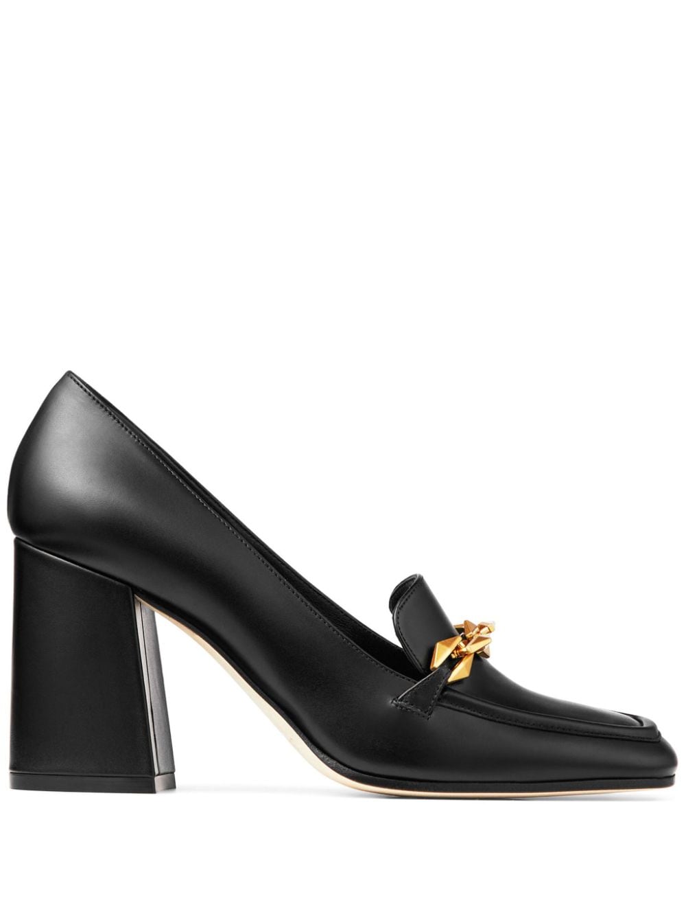 Jimmy Choo Diamond Tilda 85mm leather pumps - Black von Jimmy Choo