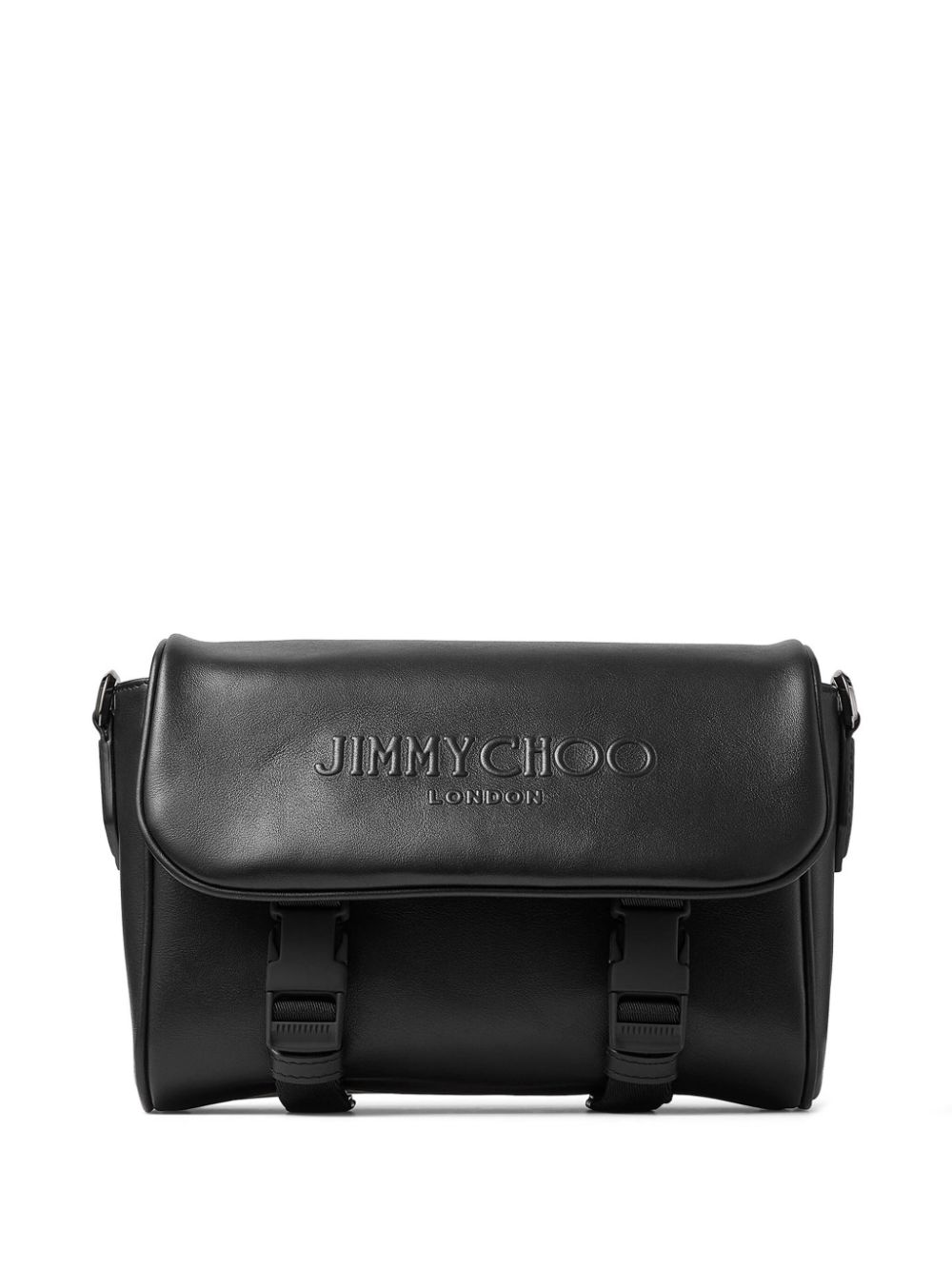 Jimmy Choo Eli leather messenger bag - Black von Jimmy Choo