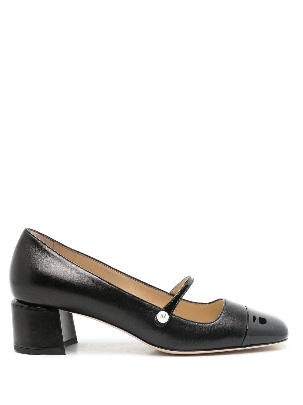 Jimmy Choo Elisa 45 leather pumps - Black von Jimmy Choo