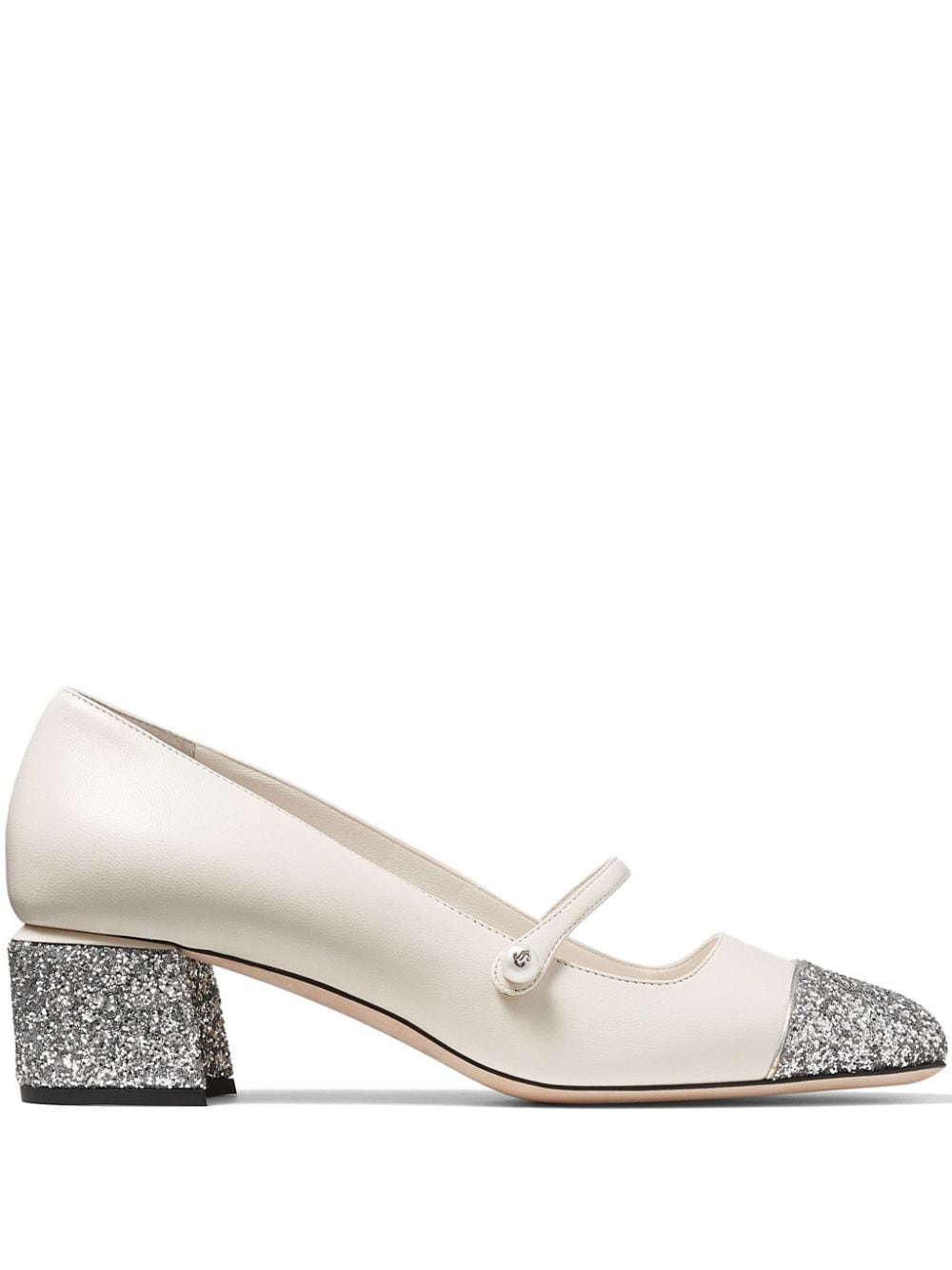 Jimmy Choo Elisa 45mm pumps - White von Jimmy Choo