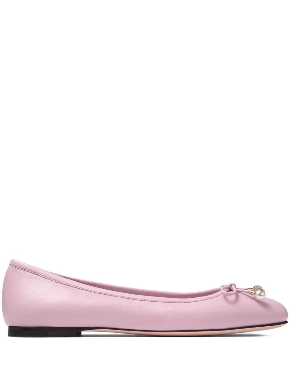 Jimmy Choo Elme bow ballerina shoes - Pink von Jimmy Choo