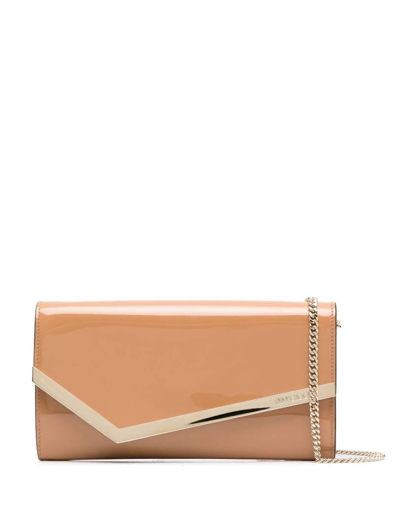 Jimmy Choo Emmie envelope clutch bag - Brown von Jimmy Choo