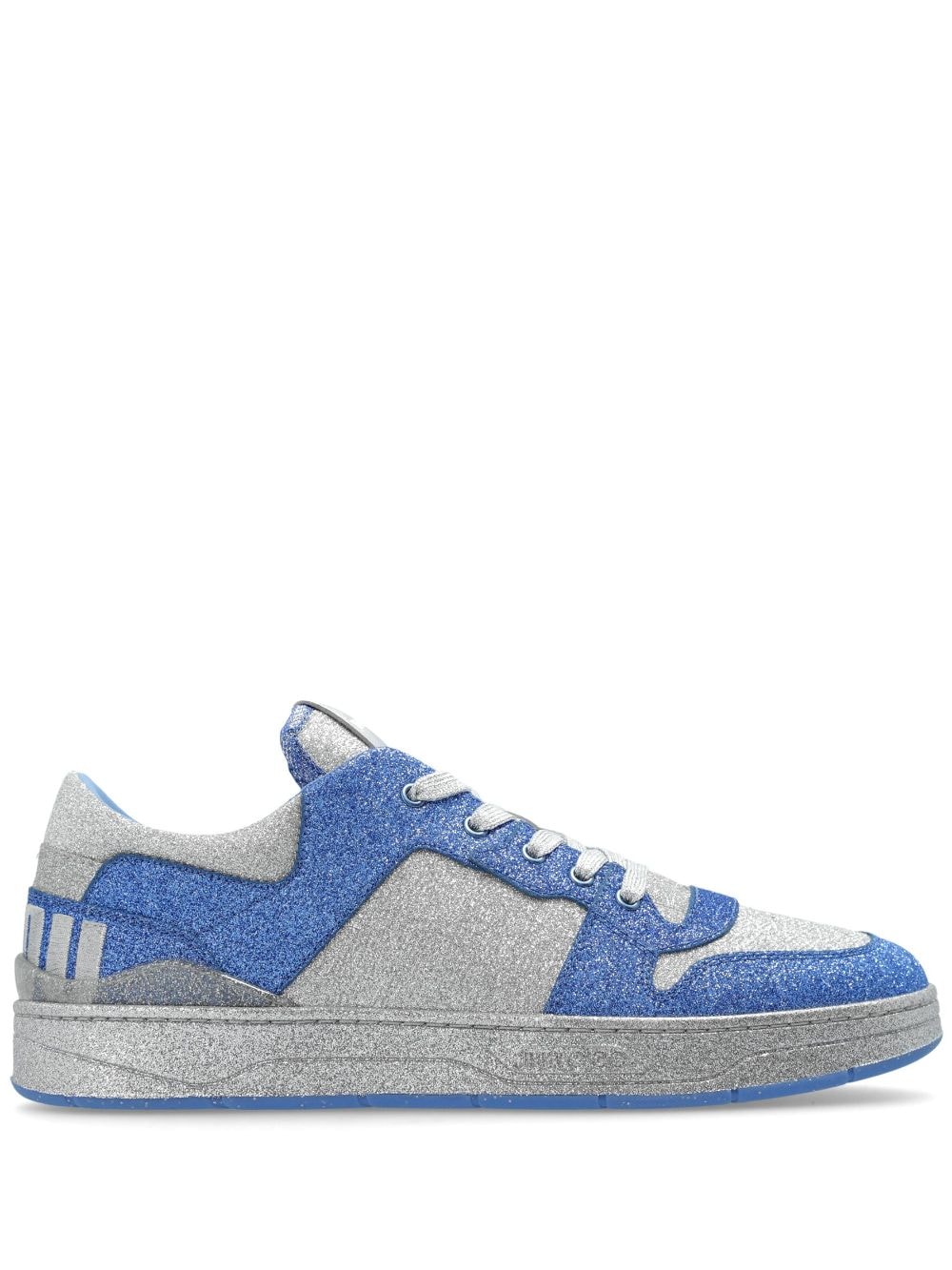 Jimmy Choo Florent logo-patch sneakers - Blue von Jimmy Choo