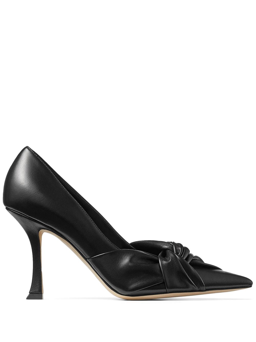 Jimmy Choo Hedera 90mm knot-detail pumps - Black von Jimmy Choo