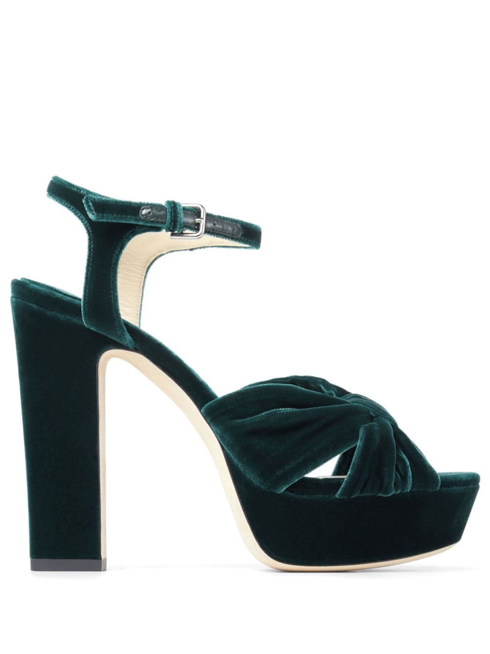 Jimmy Choo Heloise 120mm velvet pumps - Green von Jimmy Choo