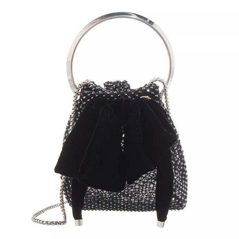 Jimmy Choo Henkeltasche - Bon Bon Crystal Mini Bag - Gr. unisize - in Schwarz - für Damen von Jimmy Choo