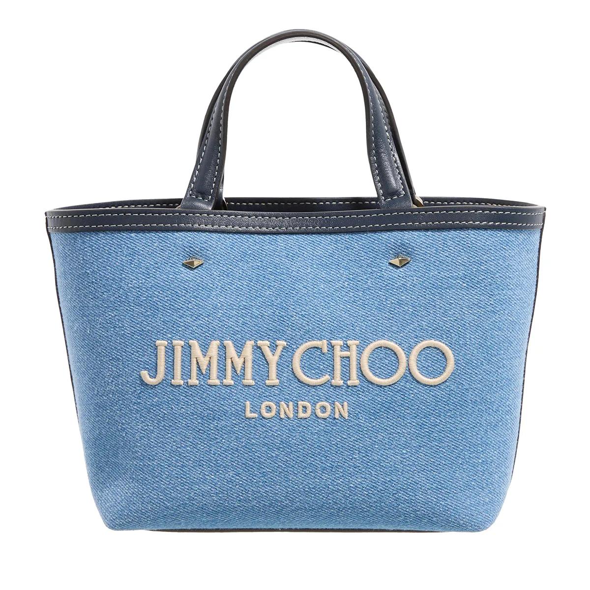 Jimmy Choo Henkeltasche - Lettering Tote Bag - Gr. unisize - in Blau - für Damen von Jimmy Choo