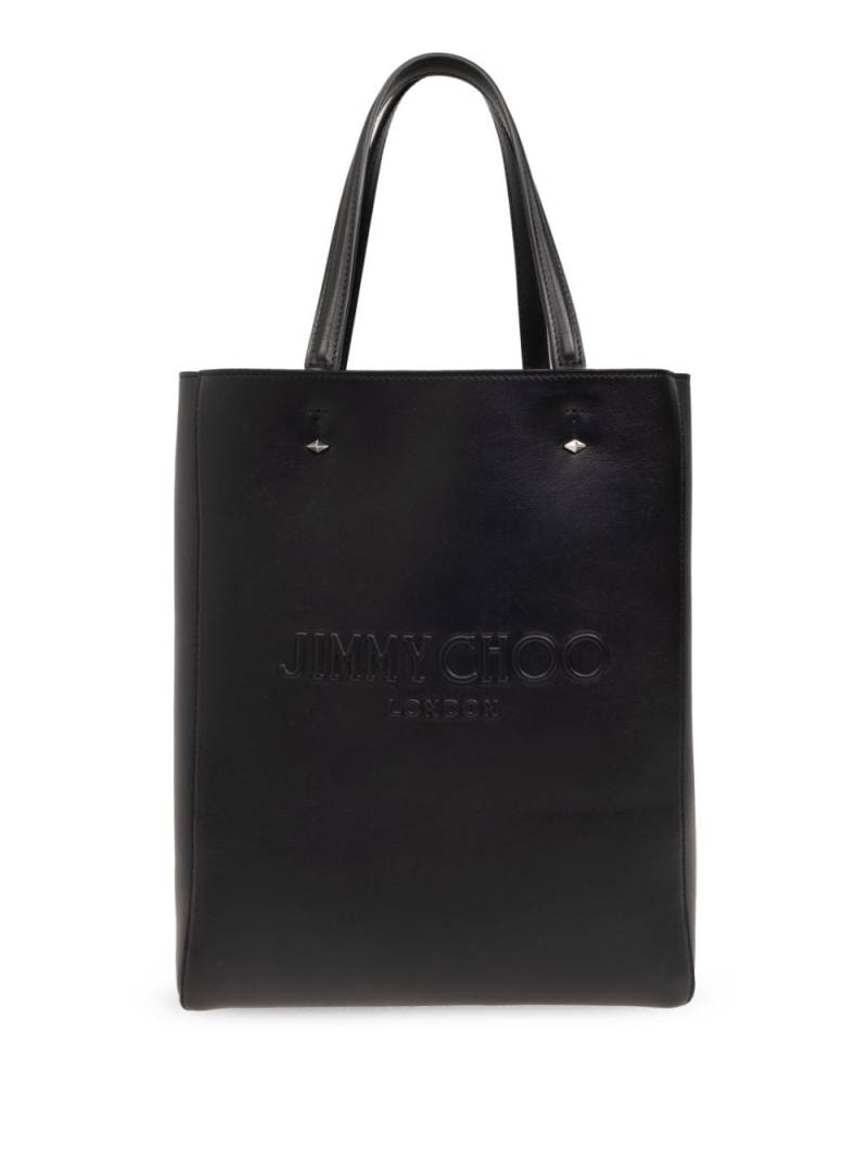 Jimmy Choo Lenny leather tote bag - Black von Jimmy Choo