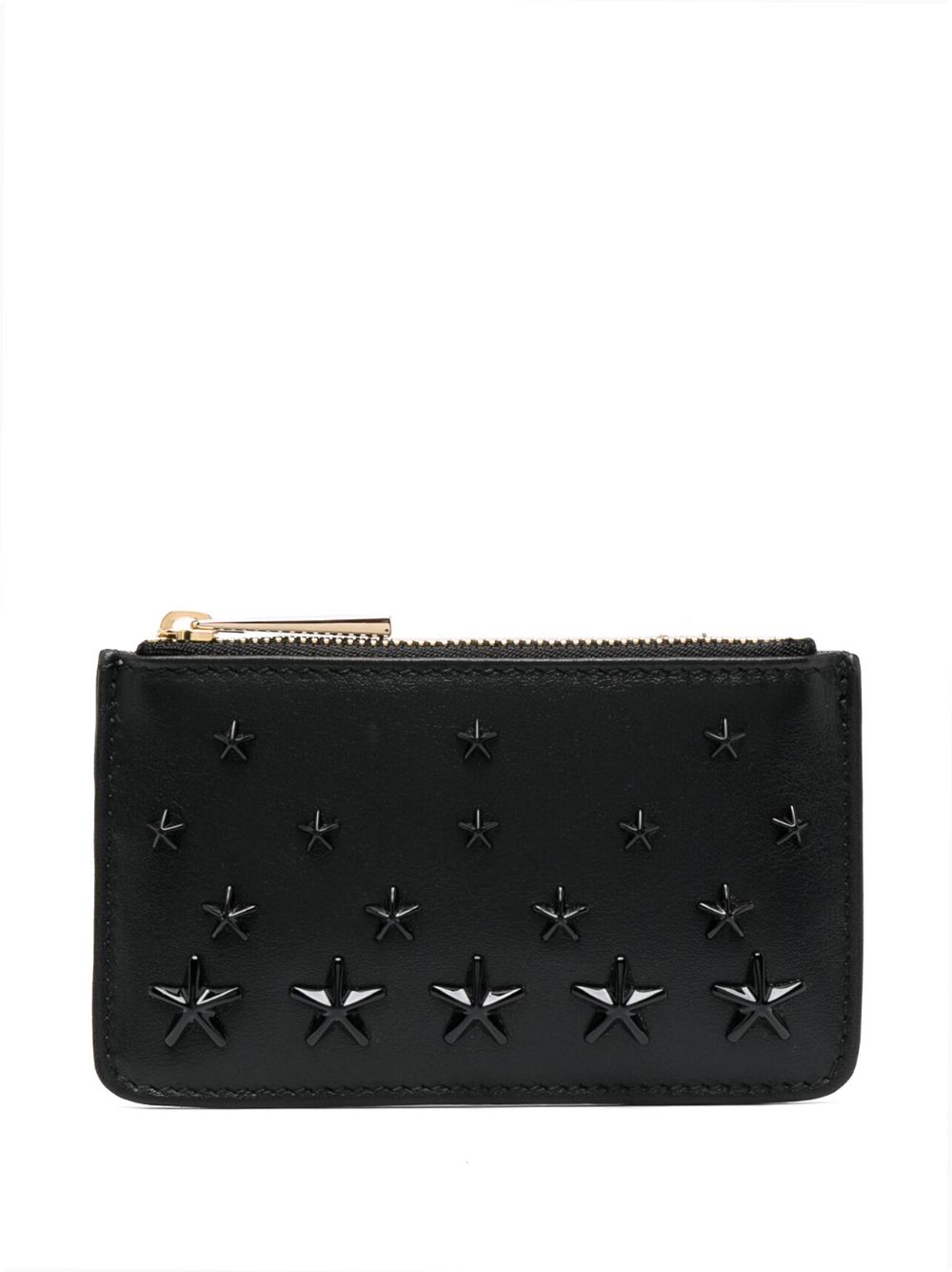 Jimmy Choo Lise-Z leather wallet - Black von Jimmy Choo