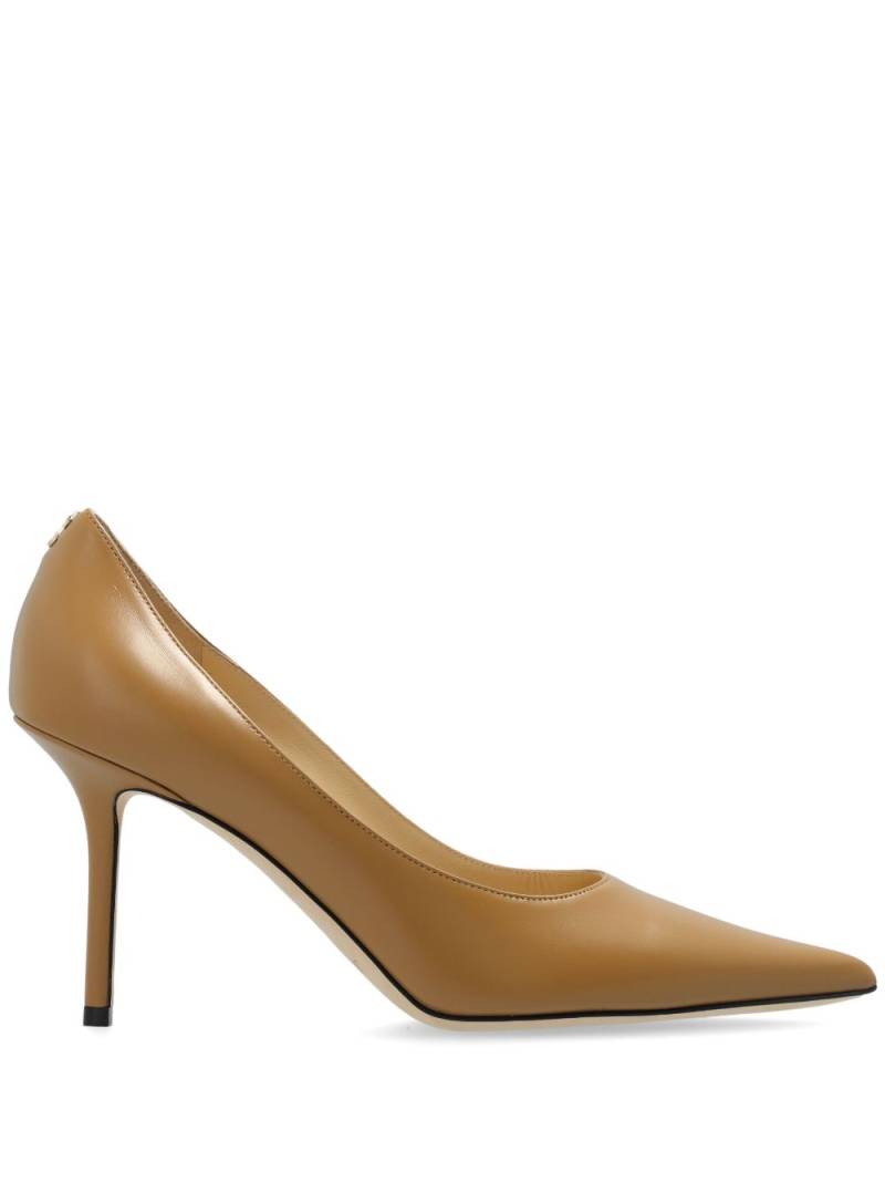 Jimmy Choo Love 85 pointed-toe pumps - Brown von Jimmy Choo