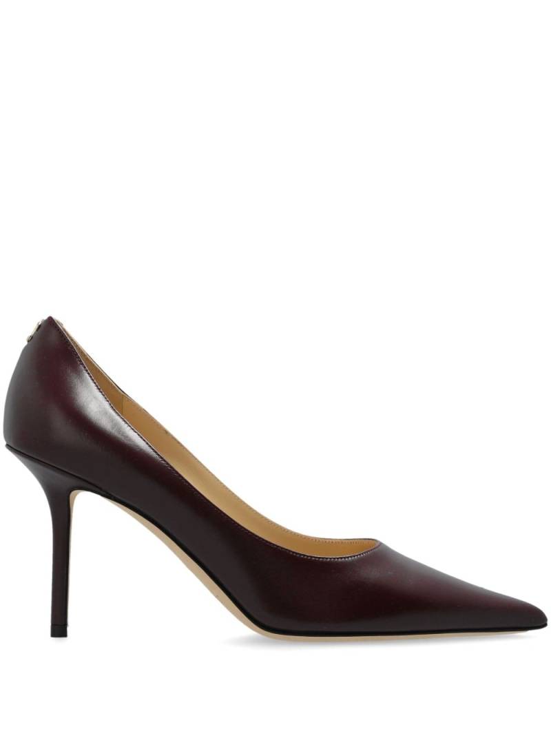 Jimmy Choo Love 85 pointed-toe pumps - Red von Jimmy Choo