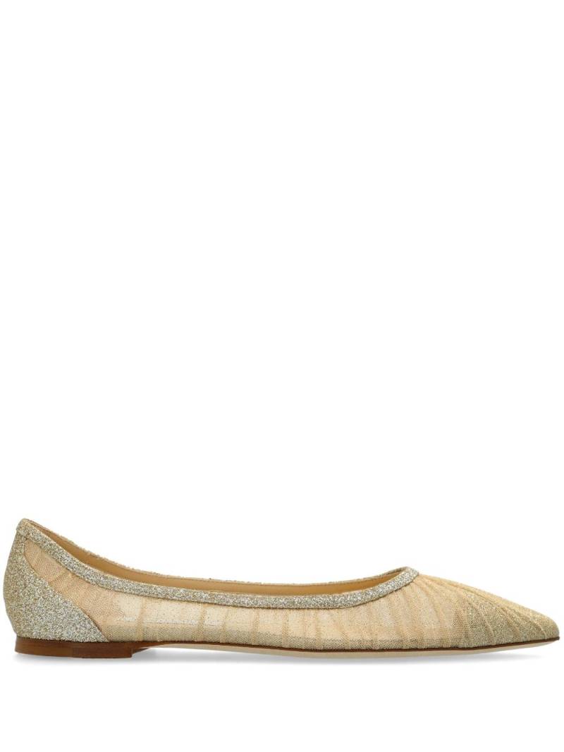 Jimmy Choo Love ballerina shoes - Neutrals von Jimmy Choo