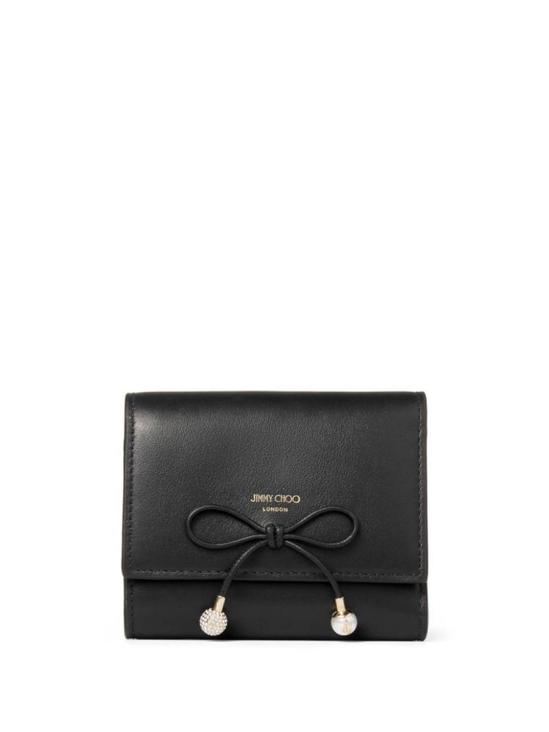 Jimmy Choo Marinda leather wallet - Black von Jimmy Choo