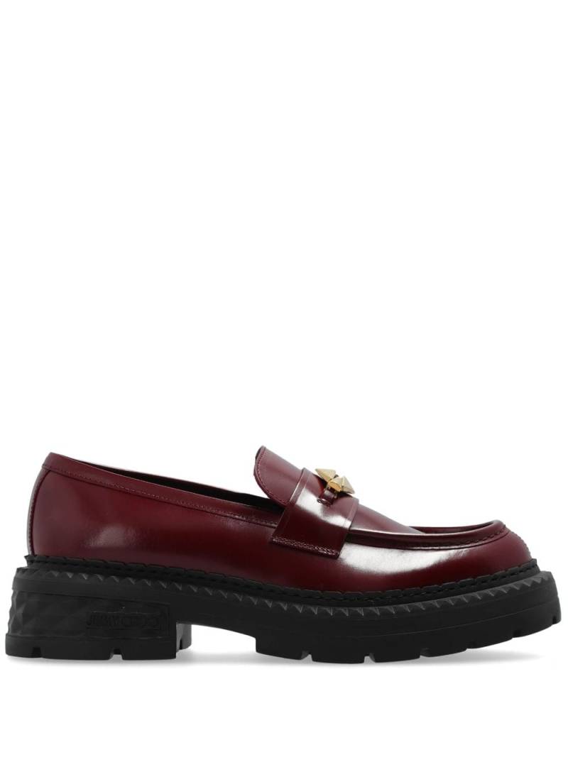 Jimmy Choo Marlow leather loafers - Red von Jimmy Choo