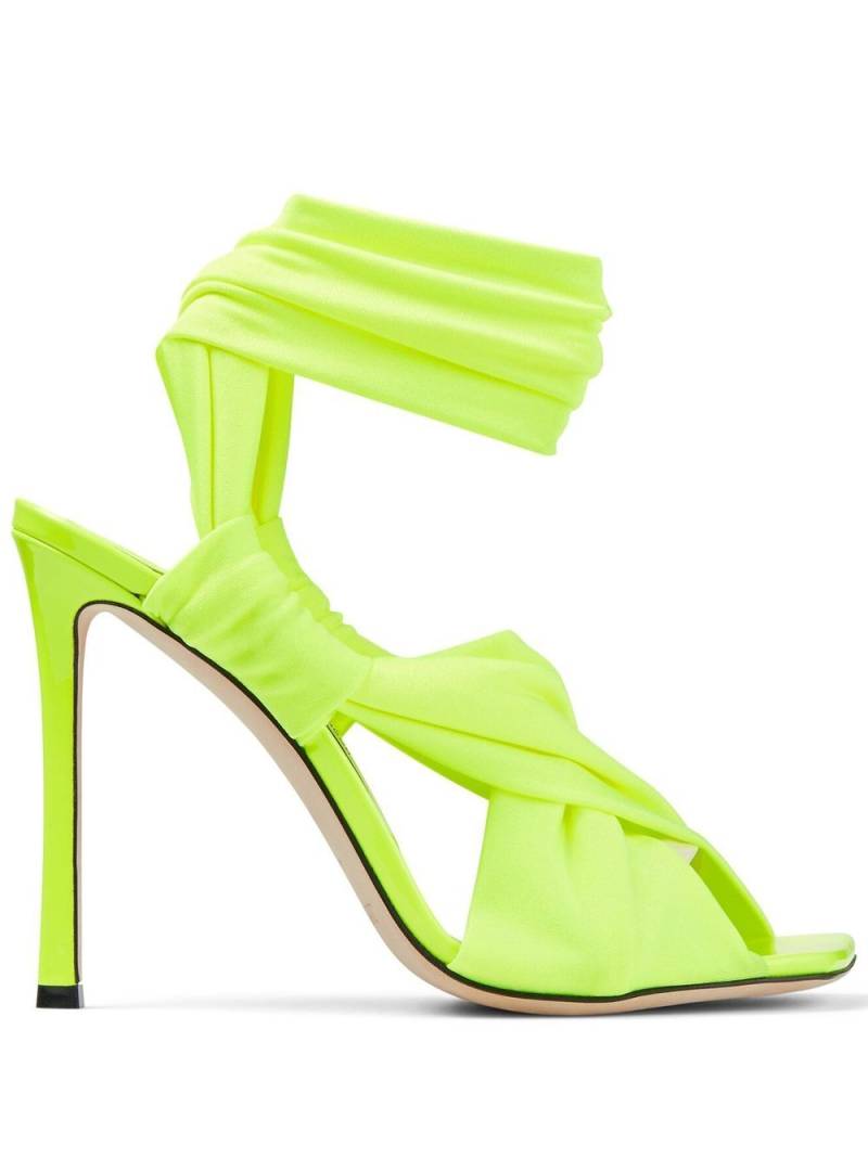 Jimmy Choo Neoma 110 wrap-strap sandals - Green von Jimmy Choo