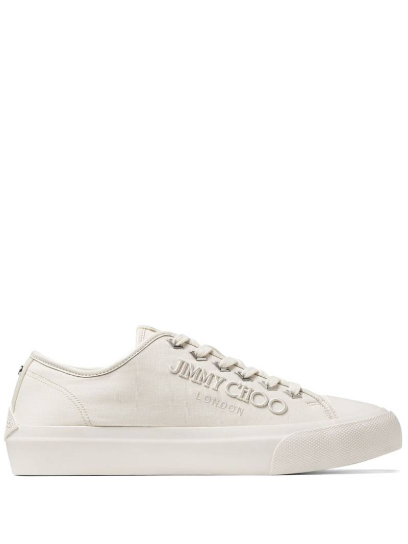 Jimmy Choo Palma/M logo-embroidered sneakers - Neutrals von Jimmy Choo