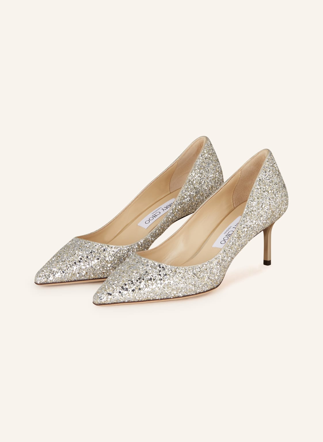 Jimmy Choo Pumps Romy 60 weiss von Jimmy Choo