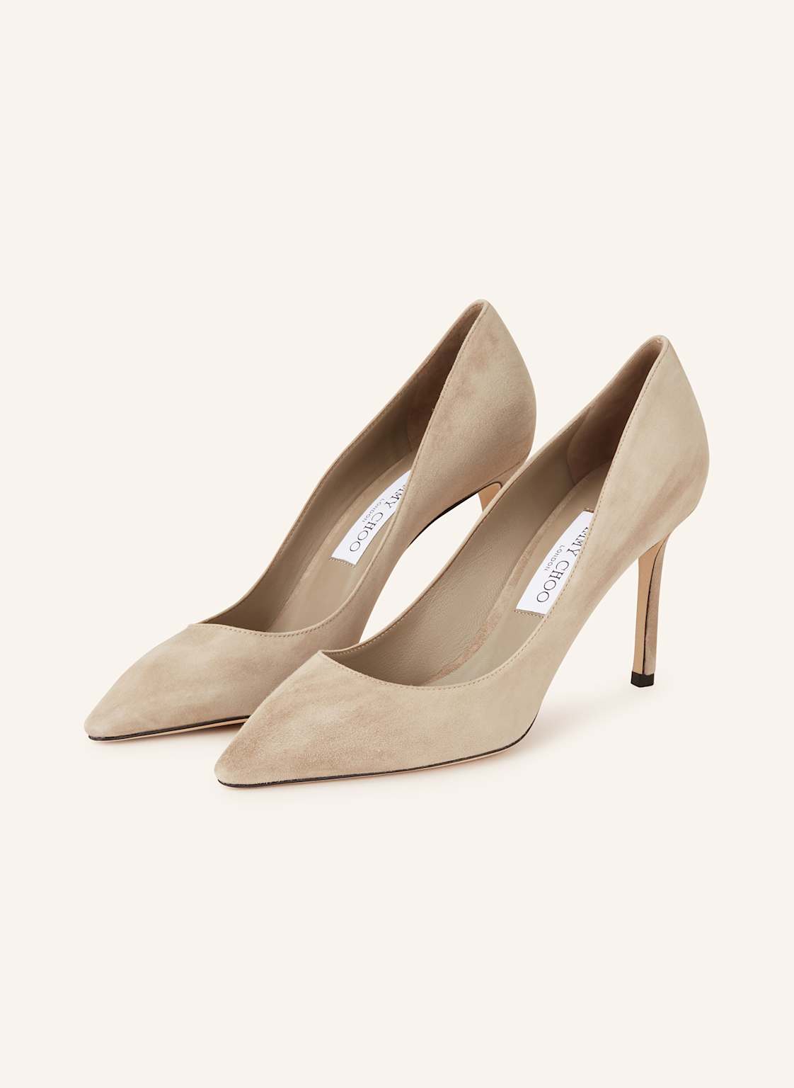 Jimmy Choo Pumps Romy 85 beige von Jimmy Choo