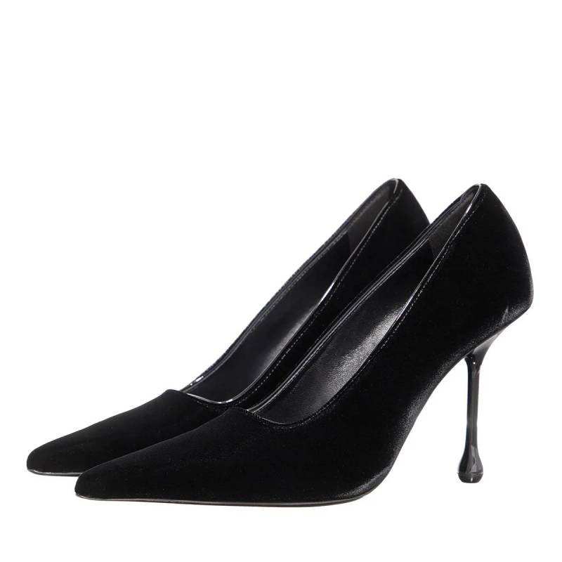 Jimmy Choo Pumps & High Heels - Velvet Pumps - Gr. 37 (EU) - in Schwarz - für Damen von Jimmy Choo