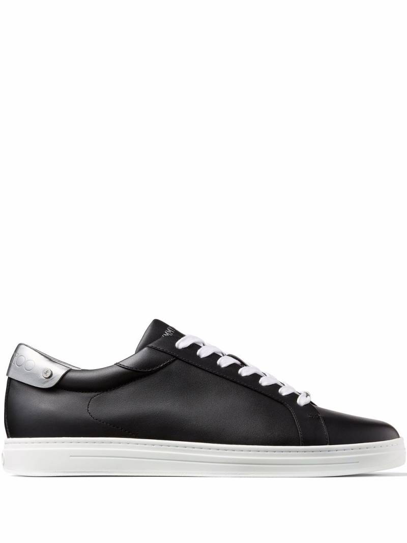 Jimmy Choo Rome/M leather sneakers - Black von Jimmy Choo