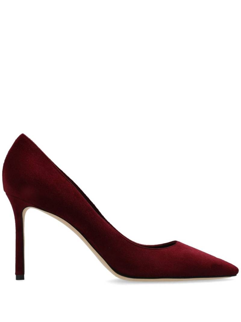 Jimmy Choo Romy 85mm suede pumps - Red von Jimmy Choo