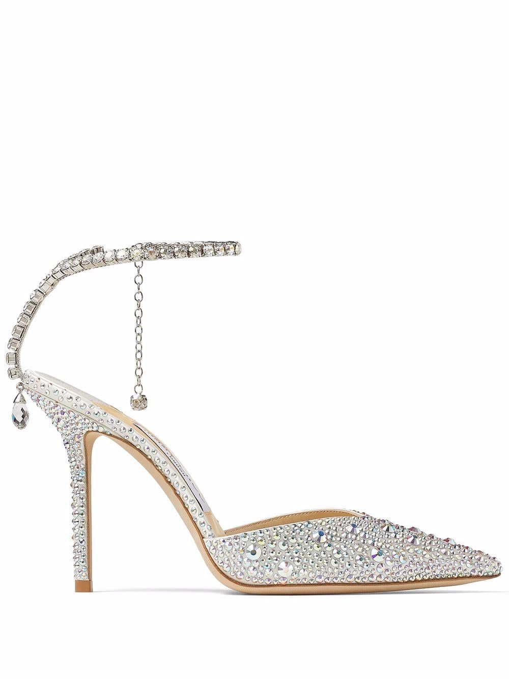 Jimmy Choo Saeda 100mm pumps - White von Jimmy Choo