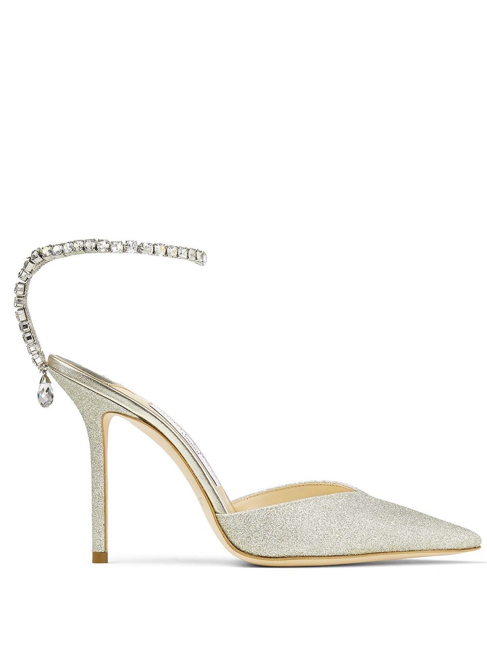 Jimmy Choo Saeda 100mm pumps - White von Jimmy Choo