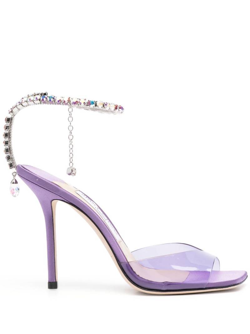 Jimmy Choo Saeda 100mm sandals - Purple von Jimmy Choo