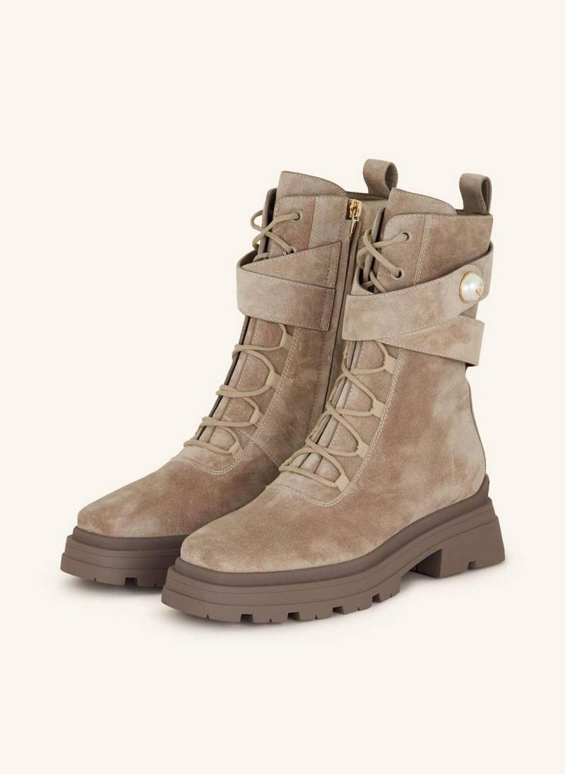 Jimmy Choo Schnürboots Noemi beige von Jimmy Choo