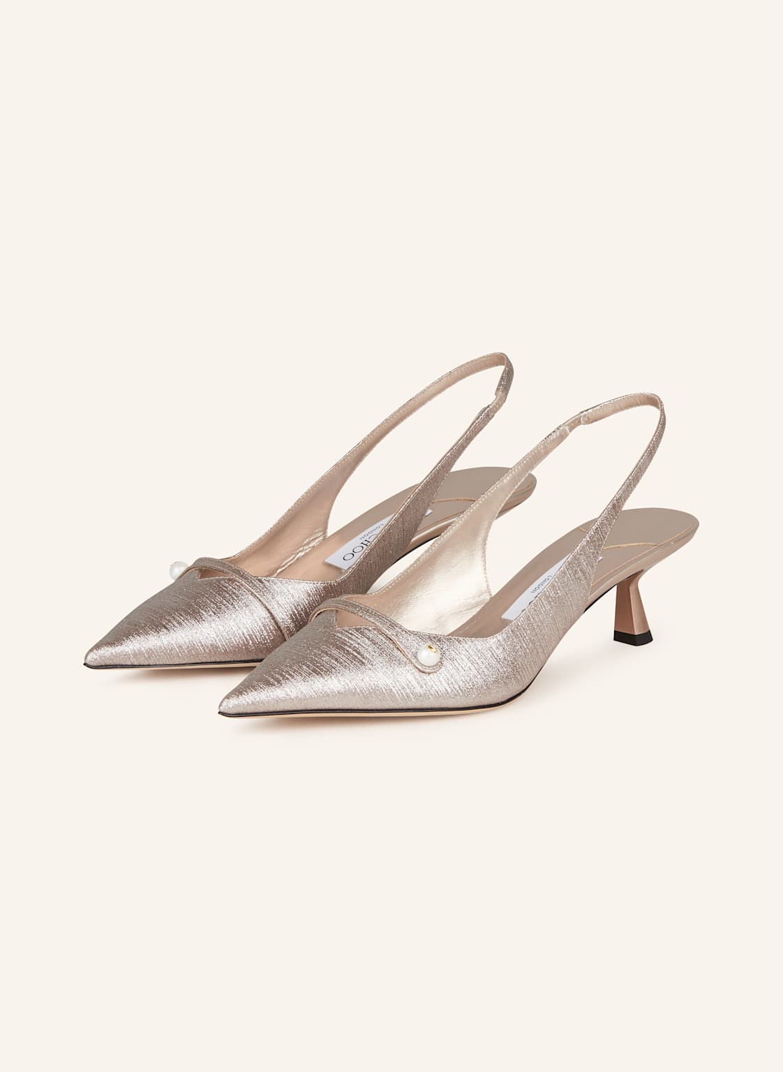 Jimmy Choo Slingpumps Amita 45 rosegold von Jimmy Choo