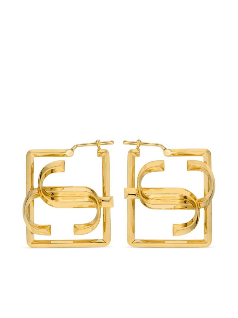 Jimmy Choo Square JC earrings - Gold von Jimmy Choo