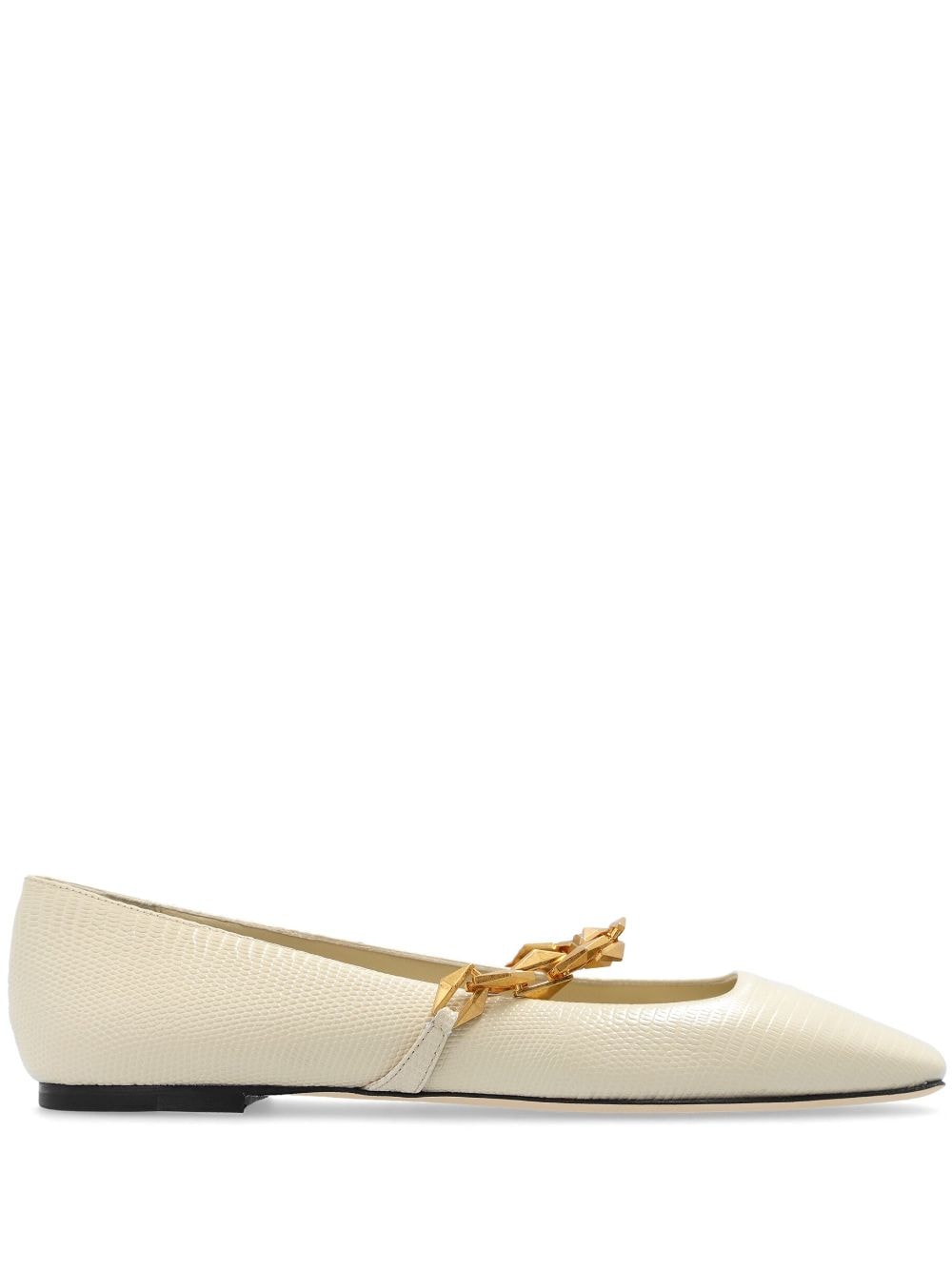 Jimmy Choo Tilda ballerina shoes - Neutrals von Jimmy Choo