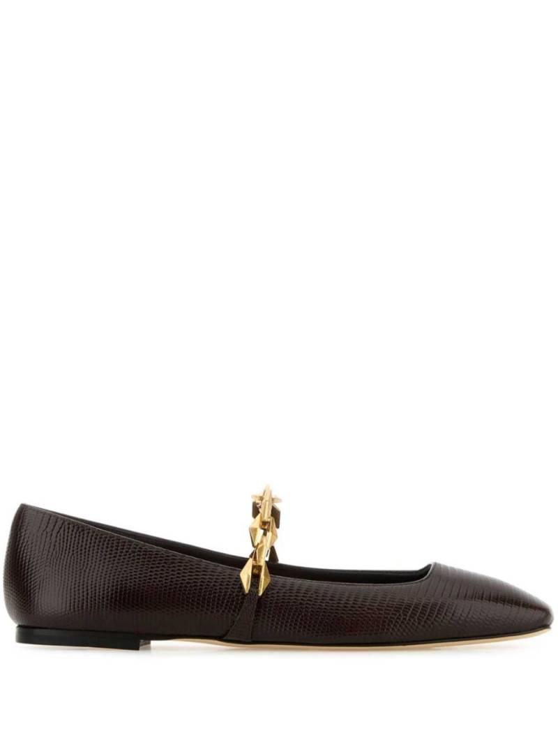 Jimmy Choo Tilda ballet flats - Brown von Jimmy Choo