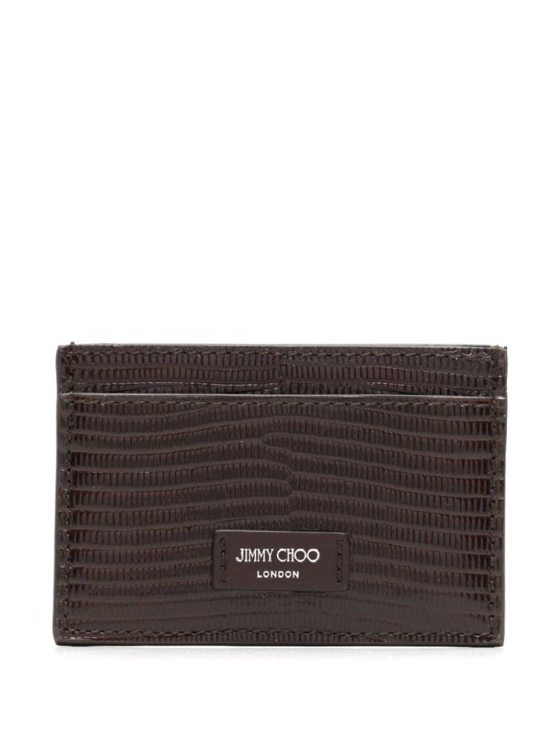 Jimmy Choo Umika card holder - Brown von Jimmy Choo