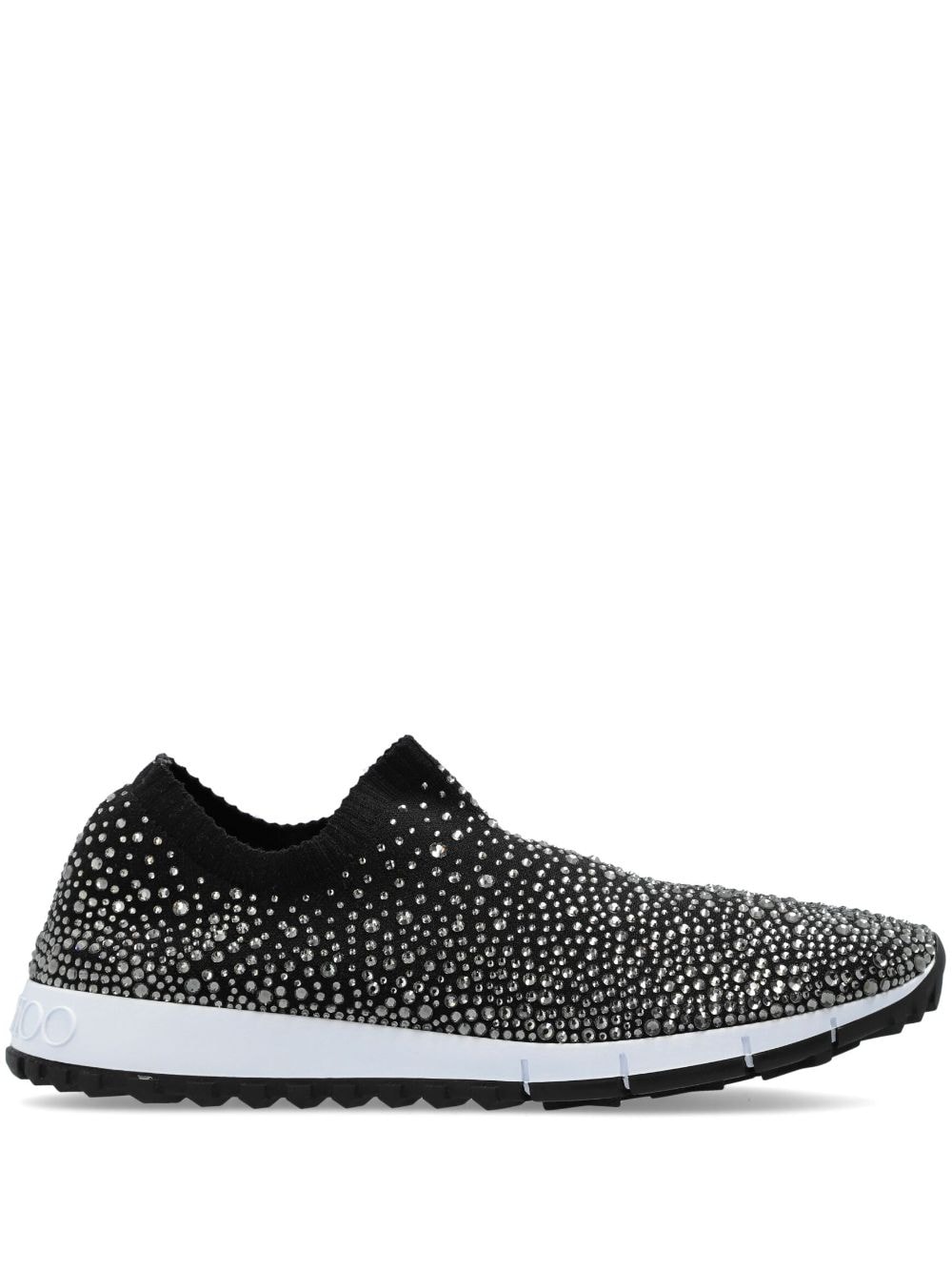 Jimmy Choo Verona crystal-embellished sneakers - Black von Jimmy Choo