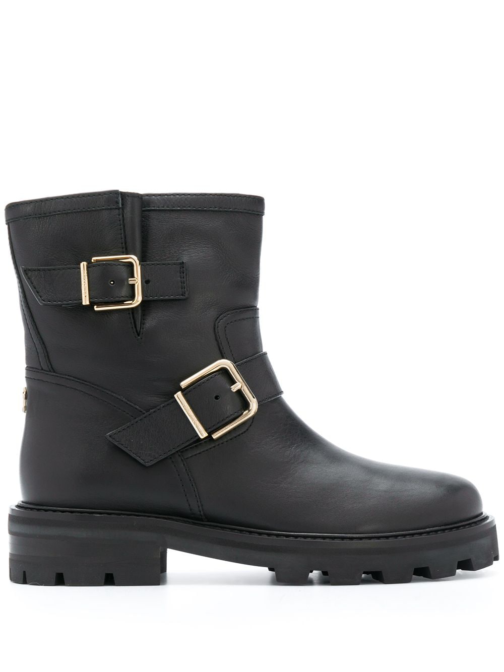 Jimmy Choo Youth buckle ankle boots - Black von Jimmy Choo